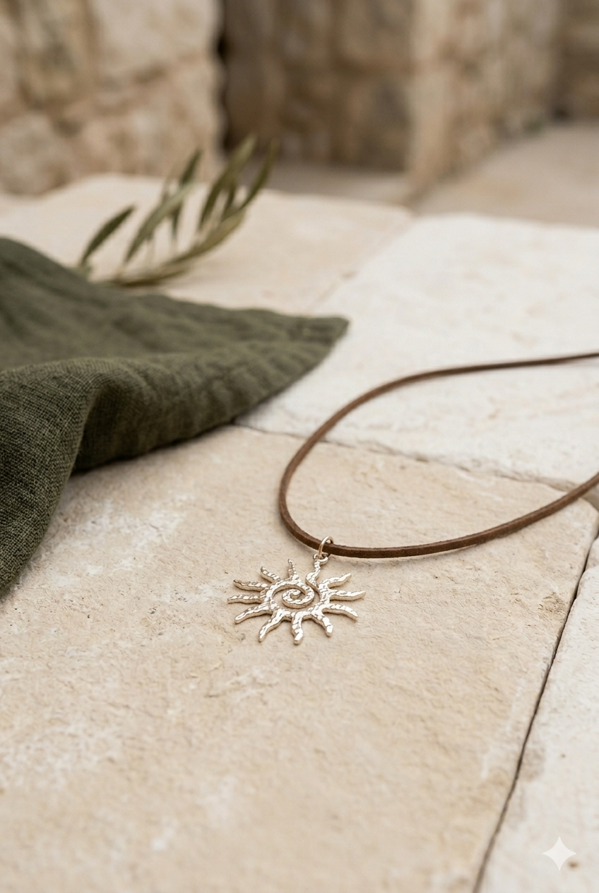 Sun Pendant Necklace