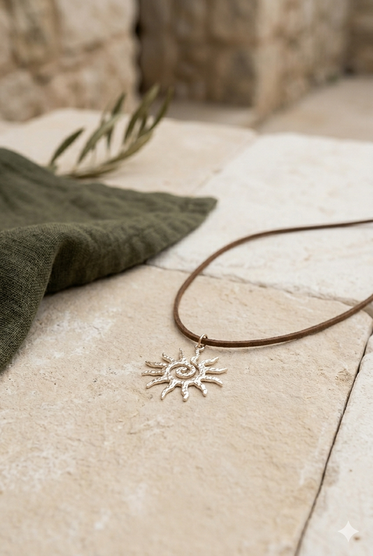 Sun Pendant Necklace