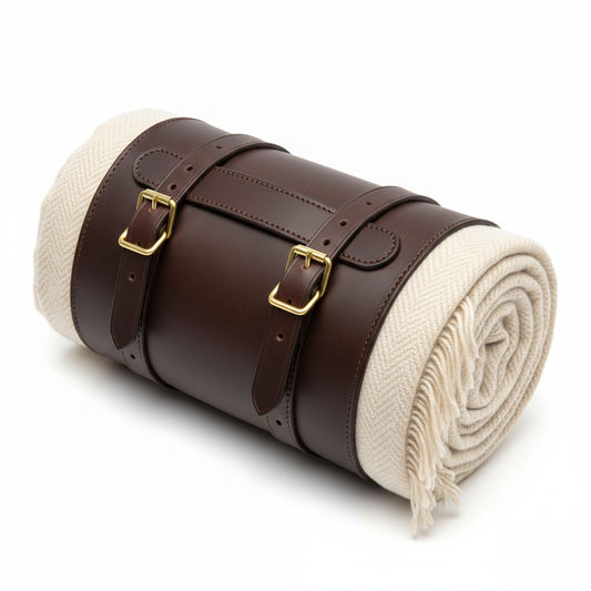 The Picnic Blanket Strap – Dark Chocolate Leather